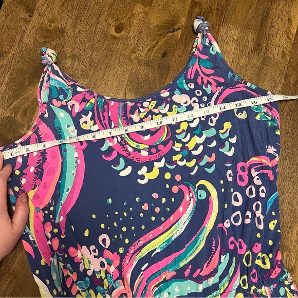 Lilly Pulitzer Jarrett Romper Beach Loot Size Medium Women’s Coastal Beach - Picture 11 of 14